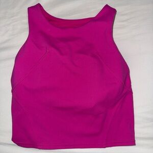 Lululemon Wunder Train Racerback Tank in Sonic Pink